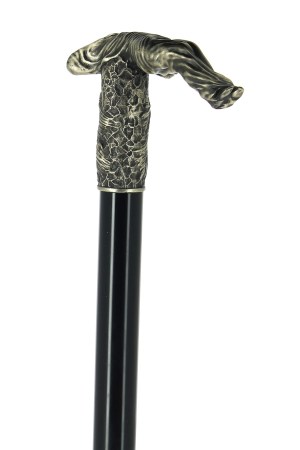 4378-Poignee-Femme-drapee-en-bronze-vieilli-scaled-1